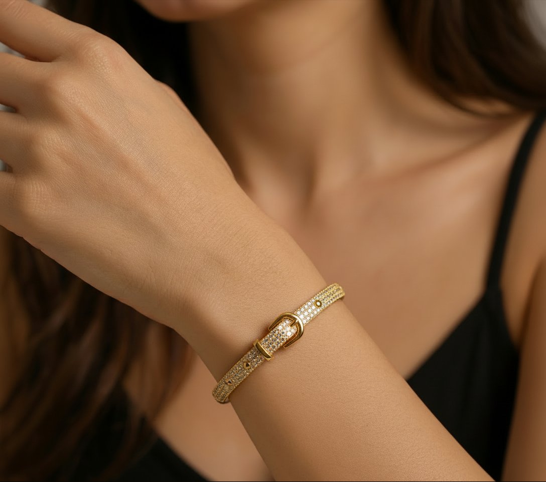 Pavé Crystal Cuff