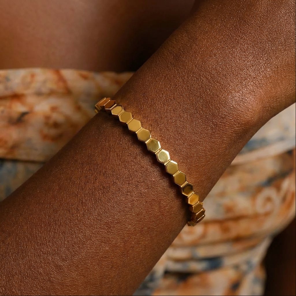 Midnight Solitaire Bracelet